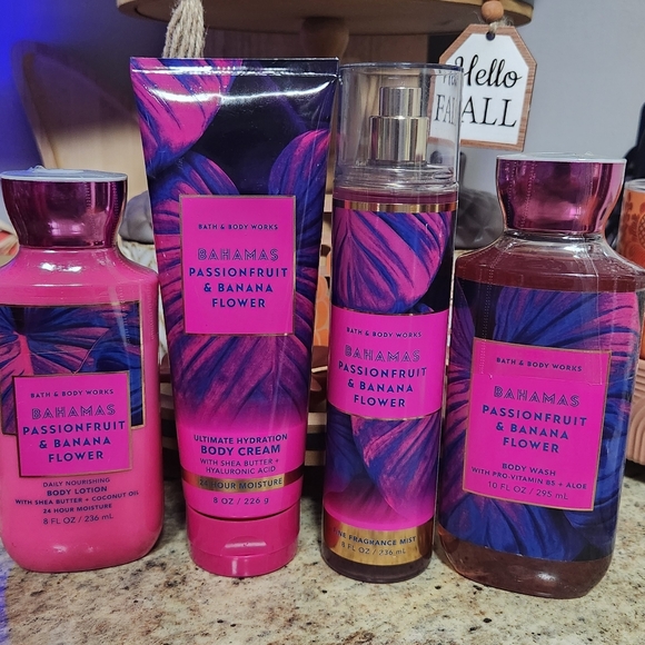 Bath & Body Works Other - Bath and Body Works Bahamas Passionfruit and Banana Flower  Body Bundle